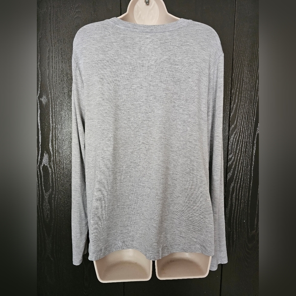 𝐑𝐞𝐭𝐚𝐢𝐥 $𝟒𝟓 Juicy By Juicy Couture Crew Neck Long Sleeve Top Large New - Picture 10 of 10